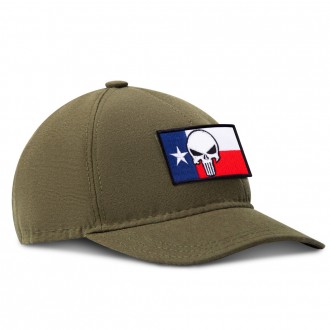 Шеврон на липучке "Флаг Техаса" – уникальная нашивка в виде символики американск. . фото 7