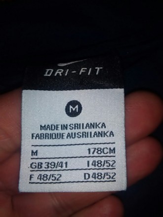 Продам мужскую футболку NIKE, производство Шри-Ланка. Размер М. Футболка в отлич. . фото 7