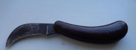 нож садовый,карболит СССР.. . фото 2