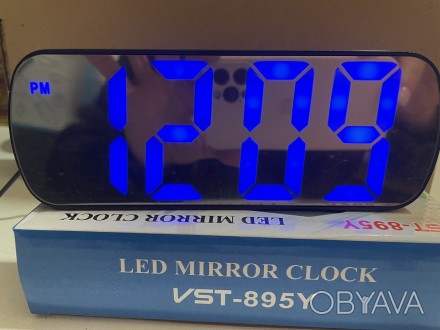 
Часы сетевые VST-895Y (5) синий
Характеристики:
	Тип циферблата: 
	Источник пит. . фото 1