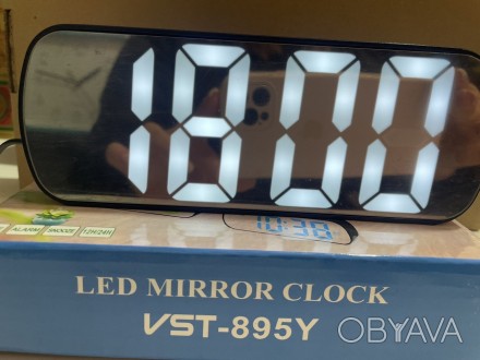 
Часы сетевые VST-895Y (6) белый
Характеристики:
	Тип циферблата: 
	Источник пит. . фото 1