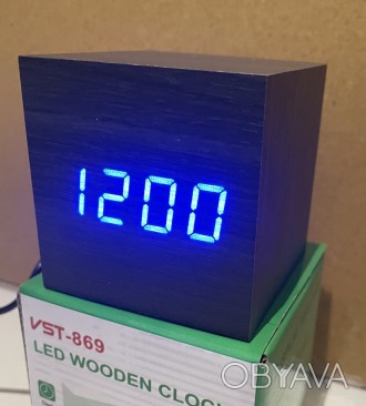 
Часы сетевые VST-869 (5) синий
Характеристики:
	Тип циферблата: 
	Источник пита. . фото 1
