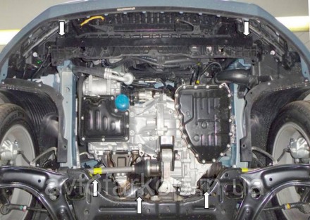 Защита двигателя для автомобиля:
Hyundai I-20 (2014-) Кольчуга
	
	
	Защищает дви. . фото 4