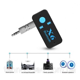 Бездротовий адаптер Bluetooth BT-X6 audio adapter в машину передавач AUX для муз. . фото 11