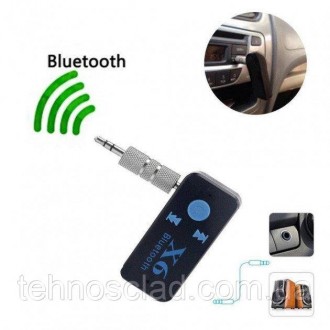 Бездротовий адаптер Bluetooth BT-X6 audio adapter в машину передавач AUX для муз. . фото 9