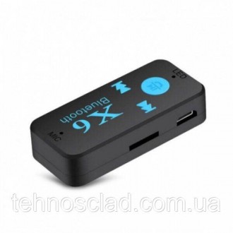 Бездротовий адаптер Bluetooth BT-X6 audio adapter в машину передавач AUX для муз. . фото 7