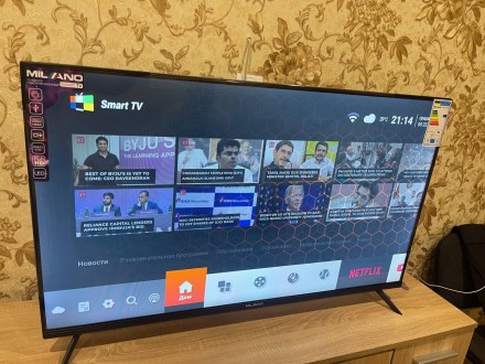 Абсолютно новый SMART TV телевизор Milano с 43 дюймовым экраном Full HD качества. . фото 3