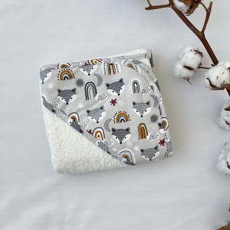 Полотенце-уголок удобно в использовании для новорожденных малышей и деток постар. . фото 2