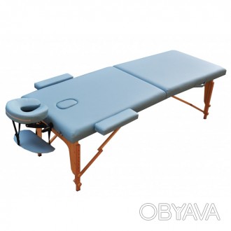 Професійний масажний стіл ZENET ZET-1042/S голубий - стане відмінним помічником . . фото 1