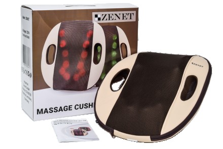 Роликовая массажная подушка для спины ZENET ZET-728 - поможет вам насладиться во. . фото 11