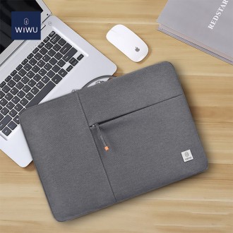 Сумка для ноутбука WIWU Alpha Double Layer Sleeve для MacBook изготовлена из вод. . фото 4