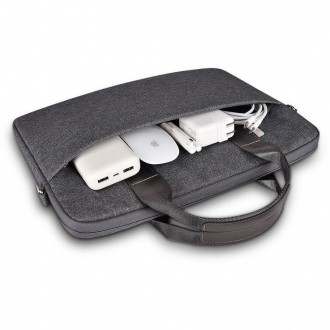 Сумка для Macbook WiWU Minimalist Laptop Bag с ремешком 14" (14.2") создаст безо. . фото 3
