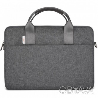 Сумка для Macbook WiWU Minimalist Pro Laptop bag с ремешком 14" создаст безопасн. . фото 1