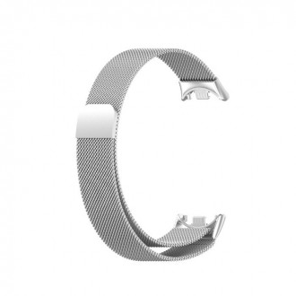 Ремінець для фітнес браслета Xiaomi Mi Band 8 Milanese design - металевий реміне. . фото 3