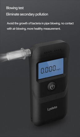 Комплект мундштуков для портативного алкотестера Lydsto Digital Breath Alcohol T. . фото 6