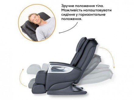 Массажное кресло Beurer MC 5000 HCT с пятью типами массажа для расслабления, вос. . фото 7