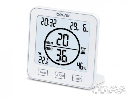 Термогигрометр Beurer HM 22 позволяет контролировать микроклимат в помещении. Те. . фото 1