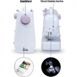 Швейна машина Sewing Machine 505 є багатофункціональним портативним пристроєм. Ї. . фото 4