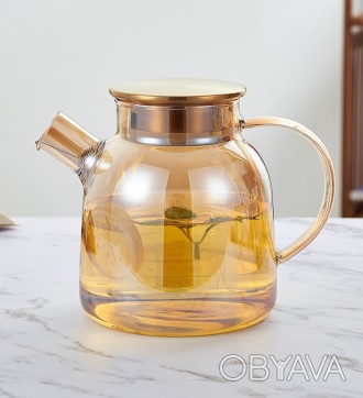 Заварочный чайник Заварочный чайник идеальная демонстрация визуальной красоты цв. . фото 1