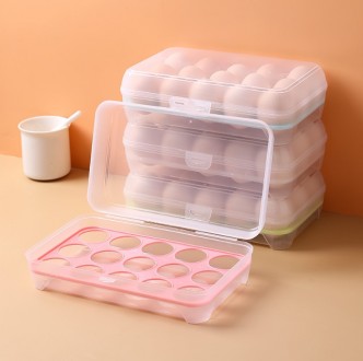 Контейнер-органайзер для зберігання яєць
Контейнер-органайзер для зберігання яєц. . фото 3
