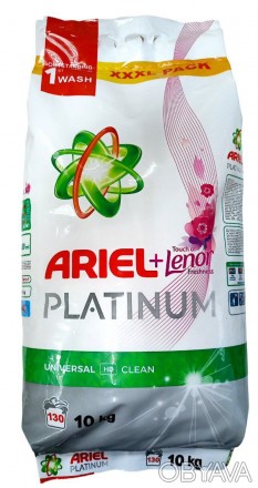 
Порошок для прання Ariel Platinum + Lenor, 10 кг, 130 прань - це високоякісний . . фото 1