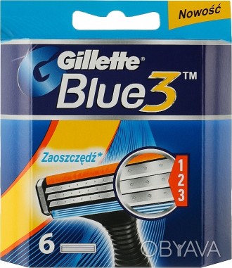 
Змінний картридж для станка Blue3 Gillette 1шт, виробництва Німеччина, є ідеаль. . фото 1
