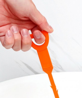Очиститель сточных труб от волос 14426 64 см оранжевый Очиститель сточных труб о. . фото 5