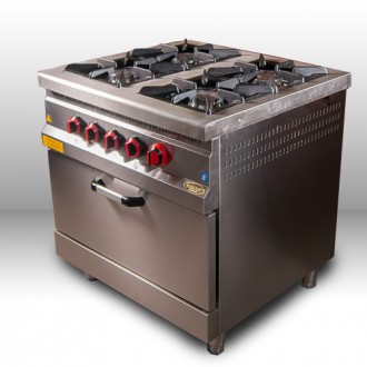 Плита газовая 4-х конфорочная Pimak МО15-4 с духовкой. Київ. фото 1 Плита газовая 4-х конфорочная Pimak МО15-4 с духовкой. Київ. фото 1