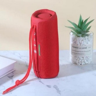 Bluetooth-колонка TG365, з функцією speakerphone, радіо, red. . фото 2