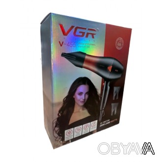 Фен для волос VGR-455 (20). . фото 1