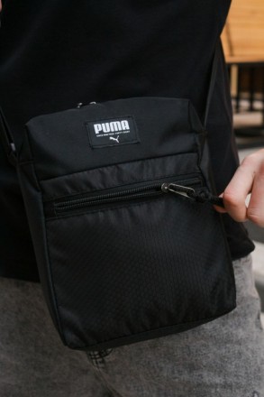
 
 Барсетка чорна Mod з декоративним пришивним логотипом Puma:
- Розмір: 25 x 1. . фото 4