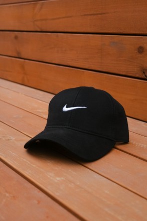 
 
 Кепка Nike чорна (логотип білого кольору):
- Універсальний розмір (регулюєть. . фото 3