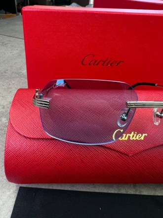 
 
 Солнцезащитные очки Cartier Blue CT0271S
Производитель : Китай 
Размер : 58-. . фото 8