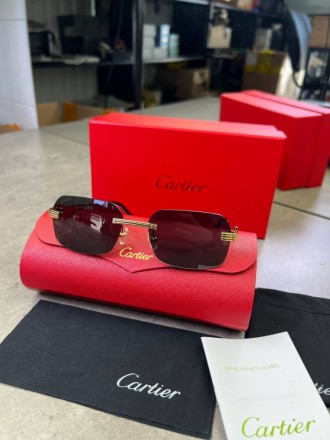 
 
 Солнцезащитные очки Cartier Black CT0271S
Производитель : Китай 
Размер : 58. . фото 4