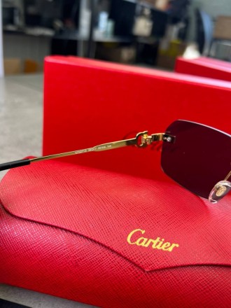 
 
 Солнцезащитные очки Cartier Black CT0271S
Производитель : Китай 
Размер : 58. . фото 7