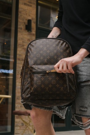 
 
 Городской рюкзак из эко кожи " brown ":
- Размер: 41 см х 29 см х 16 см;
- О. . фото 9