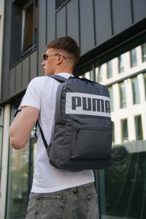 
 
 Рюкзак городской спортивный серый Puma:
- Размер рюкзака 46 см х 30 см х 13 . . фото 8