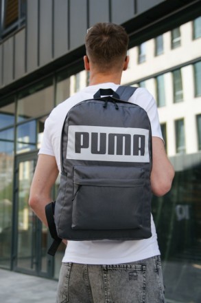 
 
 Рюкзак городской спортивный серый Puma:
- Размер рюкзака 46 см х 30 см х 13 . . фото 2