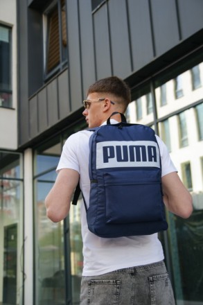 
 
 Рюкзак городской спортивный синий Puma:
- Размер рюкзака 46 см х 30 см х 13 . . фото 3