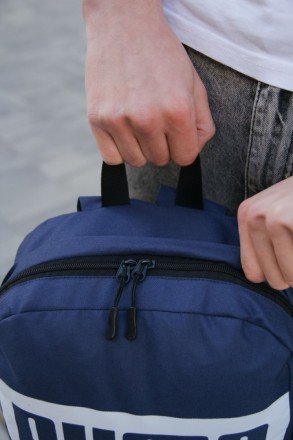
 
 Рюкзак городской спортивный синий Puma:
- Размер рюкзака 46 см х 30 см х 13 . . фото 4