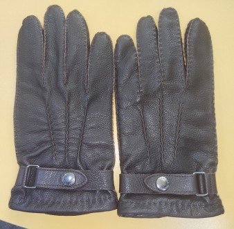 Кожаные перчатки John Rocha designers at Debenhams, на среднюю руку, ширина-11см. . фото 5
