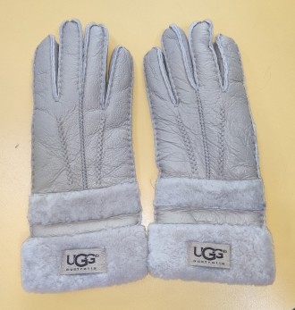 Перчатки UGG Gloves Australia,, с дубленой кожи на меху, ширина-9см, длина-25см,. . фото 3