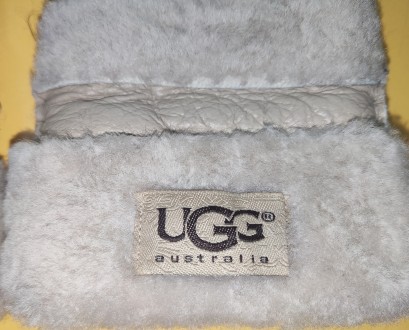 Перчатки UGG Gloves Australia,, с дубленой кожи на меху, ширина-9см, длина-25см,. . фото 4