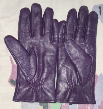 Кожаные перчатки Isotoner, ширина-9см, длина-22см, средний палец-9см, флисовая п. . фото 5