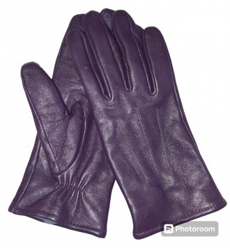 Кожаные перчатки Isotoner, ширина-9см, длина-22см, средний палец-9см, флисовая п. . фото 2
