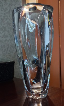Продаю вазу crystalite Bohemia Barley Twish 30.5 см - в идеальном состоянии, вес. . фото 2