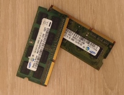 Оперативна пам'ять: Samsung - DDR3 2GB / PC3-10600S / 1RX8 
2 планки по 2 . . фото 5