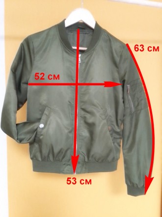 Продається імпортна легка куртка "бомбер", стандартний розмір М (азіат. . фото 4