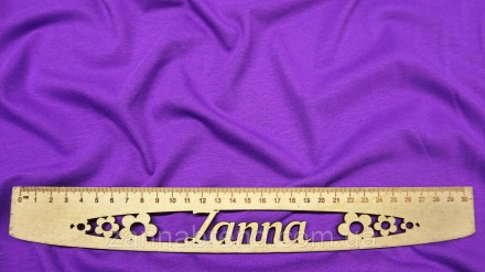  Ткань стрейч-кулир (Супрем) цвет фиолетовый - легкое, мягкое, прочное, эластичн. . фото 4