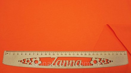  Ткань стрейч-кулир (Супрем) цвет оранжевый - легкое, мягкое, прочное, эластично. . фото 5